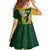 South Africa Australia Rugby Custom Family Matching Summer Maxi Dress and Hawaiian Shirt Springboks Wallabies Together - Wonder Print Shop