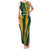 South Africa Australia Rugby Custom Family Matching Tank Maxi Dress and Hawaiian Shirt Springboks Wallabies Together - Wonder Print Shop