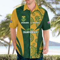 South Africa Australia Rugby Custom Hawaiian Shirt Springboks Wallabies Together - Wonder Print Shop