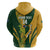 South Africa Australia Rugby Custom Hoodie Springboks Wallabies Together - Wonder Print Shop