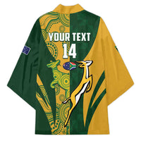 South Africa Australia Rugby Custom Kimono Springboks Wallabies Together - Wonder Print Shop