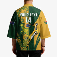 South Africa Australia Rugby Custom Kimono Springboks Wallabies Together - Wonder Print Shop