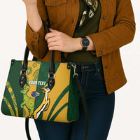 South Africa Australia Rugby Custom Leather Bag Springboks Wallabies Together - Wonder Print Shop
