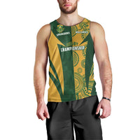 South Africa Australia Rugby Custom Men Tank Top Springboks Wallabies Together - Wonder Print Shop