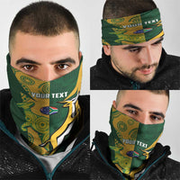 South Africa Australia Rugby Custom Neck Gaiter Springboks Wallabies Together - Wonder Print Shop