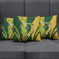 South Africa Australia Rugby Custom Pillow Cover Springboks Wallabies Together - Wonder Print Shop