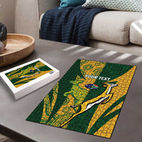 South Africa Australia Rugby Custom Puzzle Springboks Wallabies Together - Wonder Print Shop