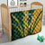 South Africa Australia Rugby Custom Quilt Springboks Wallabies Together - Wonder Print Shop