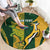 South Africa Australia Rugby Custom Round Carpet Springboks Wallabies Together - Wonder Print Shop