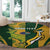 South Africa Australia Rugby Custom Round Carpet Springboks Wallabies Together - Wonder Print Shop