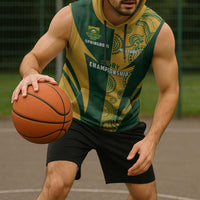 South Africa Australia Rugby Custom Sleeveless Hoodie Springboks Wallabies Together - Wonder Print Shop