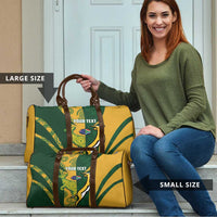 South Africa Australia Rugby Custom Travel Bag Springboks Wallabies Together - Wonder Print Shop