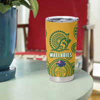 South Africa Australia Rugby Tumbler Cup Springboks Wallabies Together - Wonder Print Shop