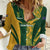 South Africa Australia Rugby Custom Women Casual Shirt Springboks Wallabies Together - Wonder Print Shop