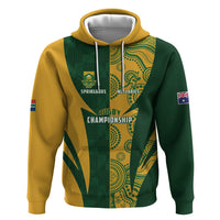 South Africa Australia Rugby Custom Zip Hoodie Springboks Wallabies Together - Wonder Print Shop