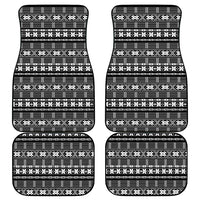 Pano De Terra Motifs Cabo Verde Car Mats Black Color