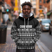 Pano De Terra Motifs Cabo Verde Hoodie Black Color