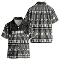 Pano De Terra Motifs Cabo Verde Kid Hawaiian Shirt Black Color