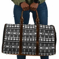 Pano De Terra Motifs Cabo Verde Travel Bag Black Color
