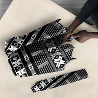Pano De Terra Motifs Cabo Verde Umbrella Black Color