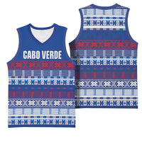 Pano De Terra Motifs Cabo Verde Basketball Jersey Flag Color