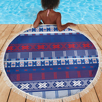 Pano De Terra Motifs Cabo Verde Beach Blanket Flag Color