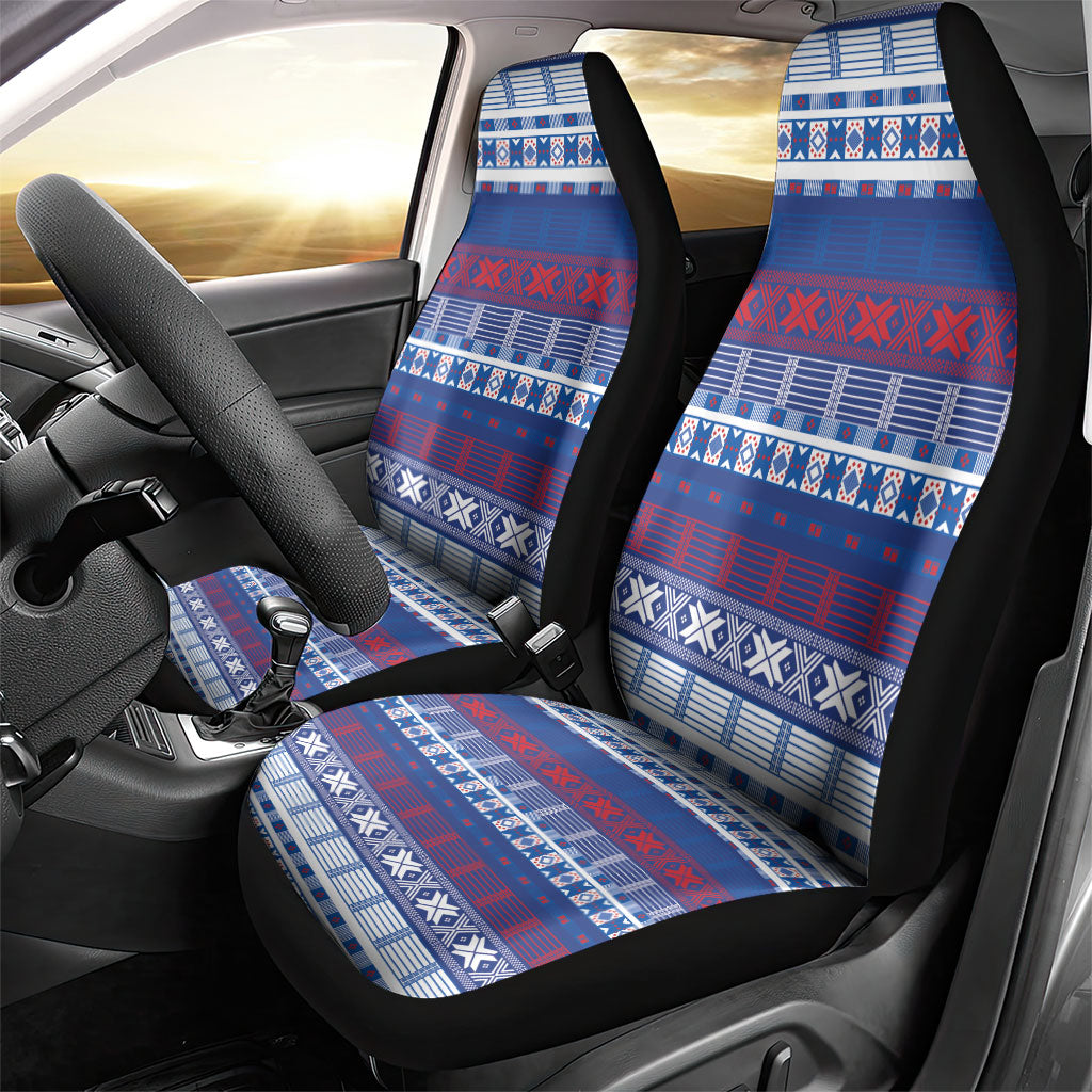 Pano De Terra Motifs Cabo Verde Car Seat Cover Flag Color