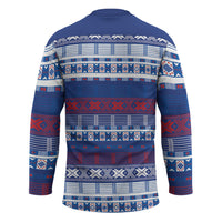 Pano De Terra Motifs Cabo Verde Hockey Jersey Flag Color