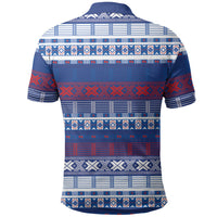 Pano De Terra Motifs Cabo Verde Polo Shirt Flag Color