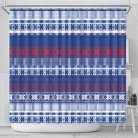 Pano De Terra Motifs Cabo Verde Shower Curtain Flag Color