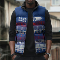 Pano De Terra Motifs Cabo Verde Sleeveless Puffer Jacket Flag Color