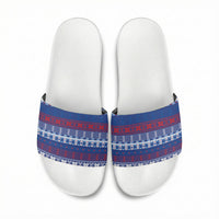 Pano De Terra Motifs Cabo Verde Slide Sandals Flag Color