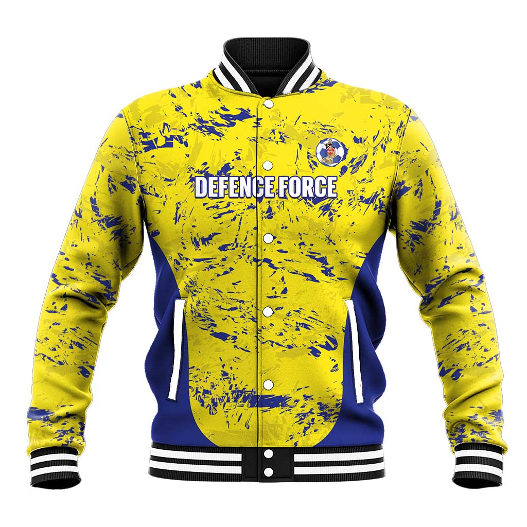 Defence Force Trinidad and Tobago Football Custom Baseball Jacket Go Teteron Boy Grunge Vibe - Wonder Print Shop
