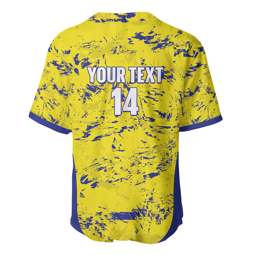 Defence Force Trinidad and Tobago Football Custom Baseball Jersey Go Teteron Boy Grunge Vibe - Wonder Print Shop