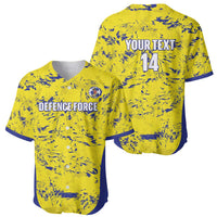 Defence Force Trinidad and Tobago Football Custom Baseball Jersey Go Teteron Boy Grunge Vibe - Wonder Print Shop