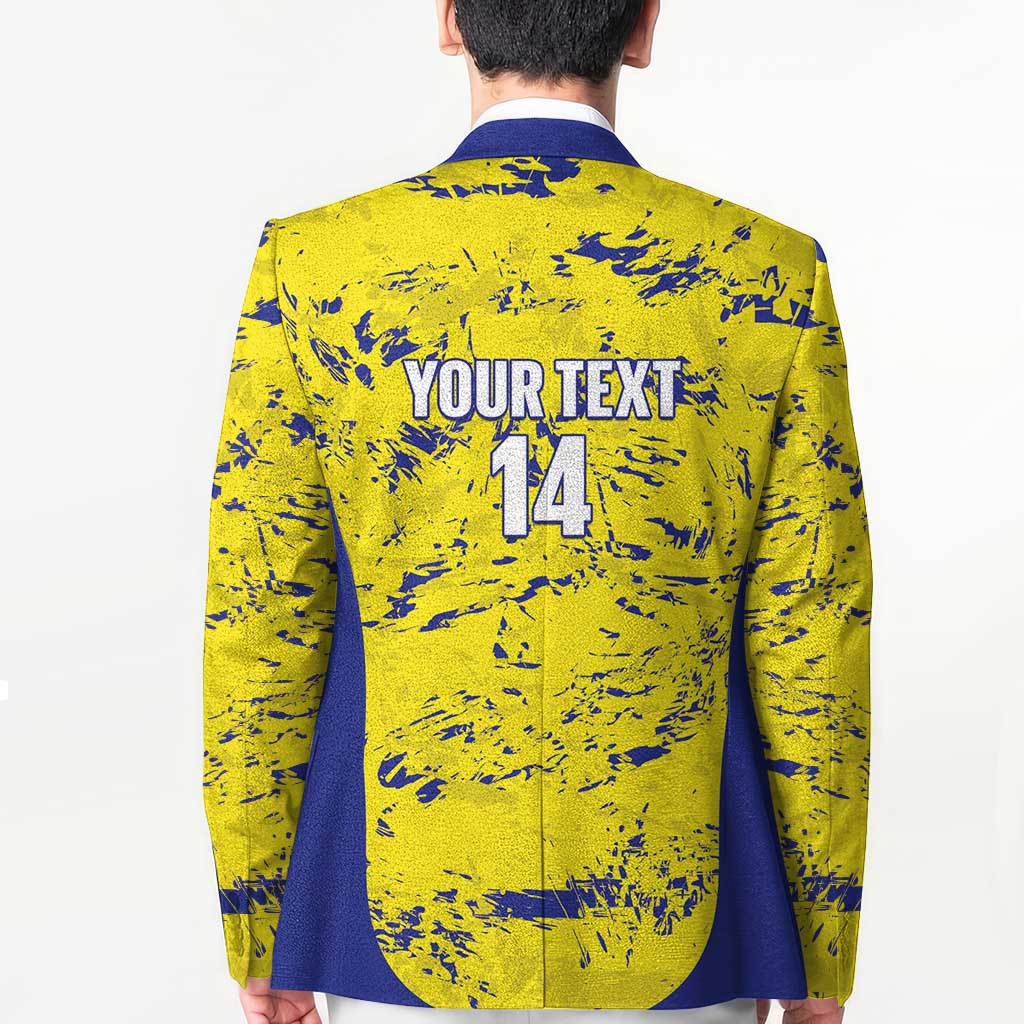 Defence Force Trinidad and Tobago Football Custom Blazer Go Teteron Boy Grunge Vibe - Wonder Print Shop