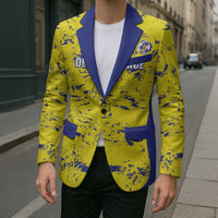 Defence Force Trinidad and Tobago Football Custom Blazer Go Teteron Boy Grunge Vibe - Wonder Print Shop