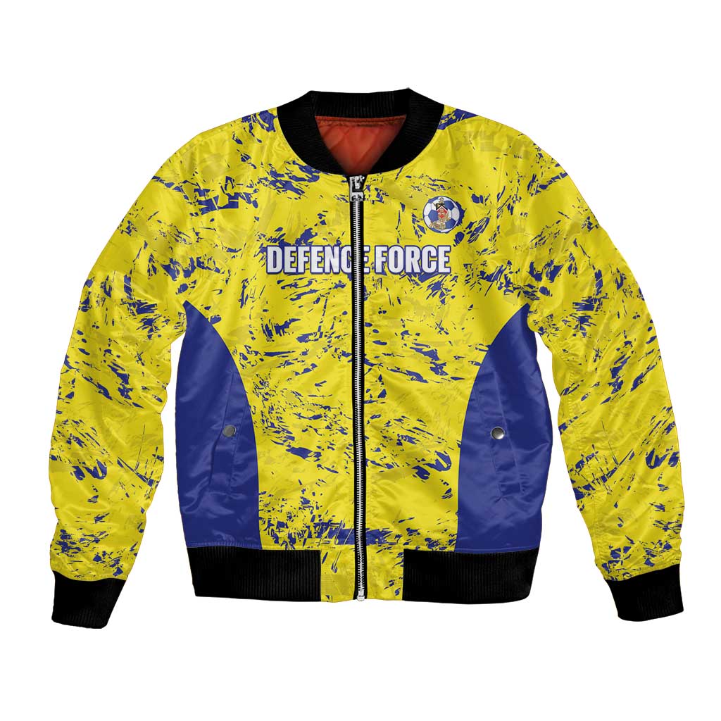 Defence Force Trinidad and Tobago Football Custom Bomber Jacket Go Teteron Boy Grunge Vibe - Wonder Print Shop