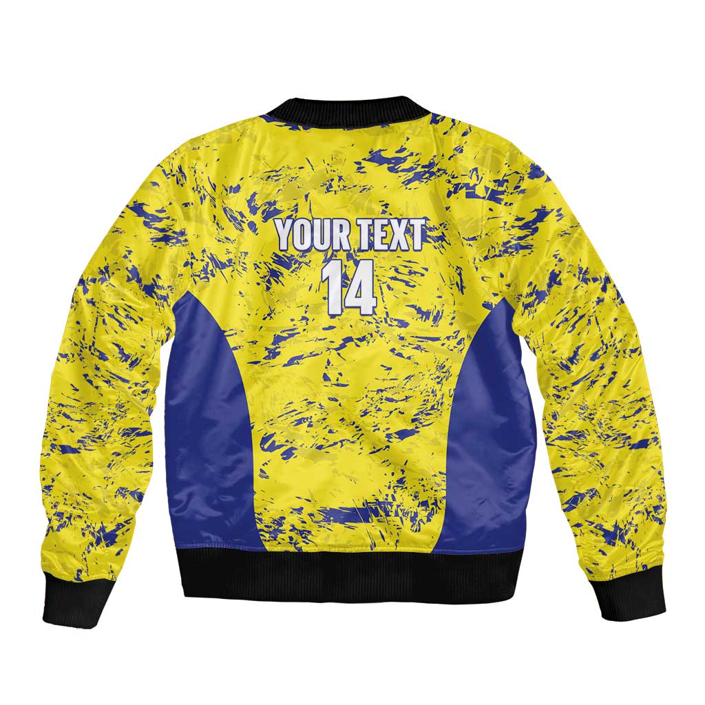 Defence Force Trinidad and Tobago Football Custom Bomber Jacket Go Teteron Boy Grunge Vibe - Wonder Print Shop