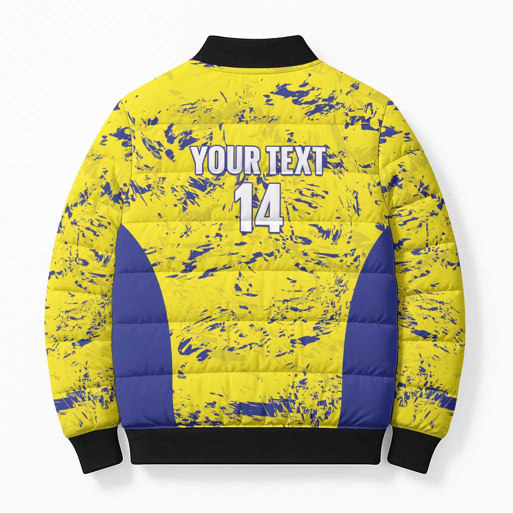 Defence Force Trinidad and Tobago Football Custom Bomber Puffer Jacket Go Teteron Boy Grunge Vibe - Wonder Print Shop