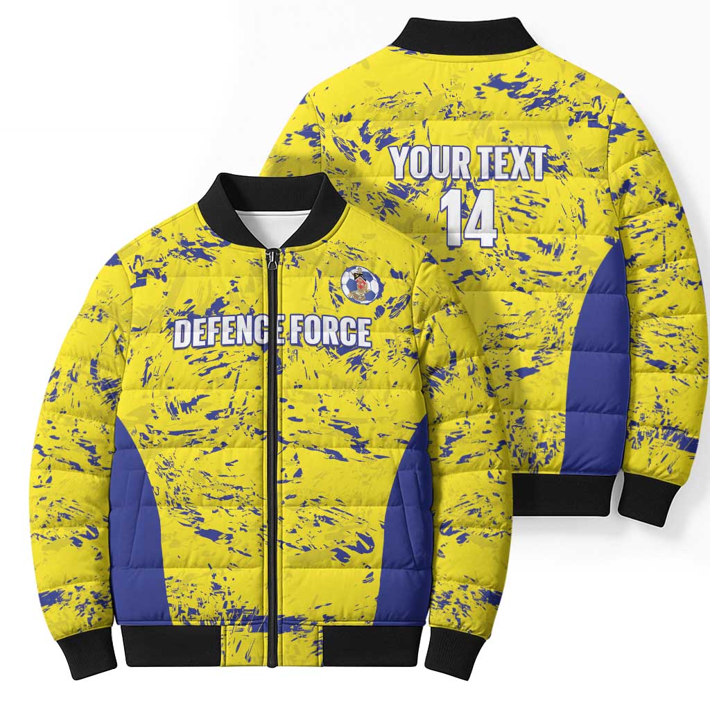 Defence Force Trinidad and Tobago Football Custom Bomber Puffer Jacket Go Teteron Boy Grunge Vibe - Wonder Print Shop
