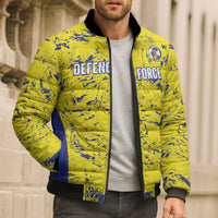 Defence Force Trinidad and Tobago Football Custom Bomber Puffer Jacket Go Teteron Boy Grunge Vibe - Wonder Print Shop