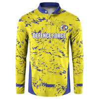 Defence Force Trinidad and Tobago Football Custom Button Sweatshirt Go Teteron Boy Grunge Vibe - Wonder Print Shop