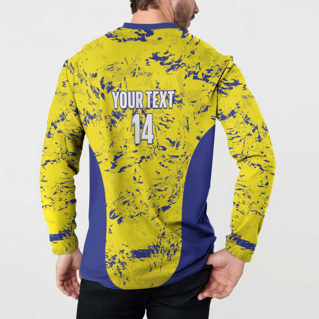 Defence Force Trinidad and Tobago Football Custom Button Sweatshirt Go Teteron Boy Grunge Vibe - Wonder Print Shop