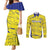 Defence Force Trinidad and Tobago Football Custom Couples Matching Mermaid Dress and Long Sleeve Button Shirt Go Teteron Boy Grunge Vibe - Wonder Print Shop