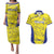 Defence Force Trinidad and Tobago Football Custom Couples Matching Puletasi and Hawaiian Shirt Go Teteron Boy Grunge Vibe - Wonder Print Shop