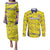 Defence Force Trinidad and Tobago Football Custom Couples Matching Puletasi and Long Sleeve Button Shirt Go Teteron Boy Grunge Vibe - Wonder Print Shop