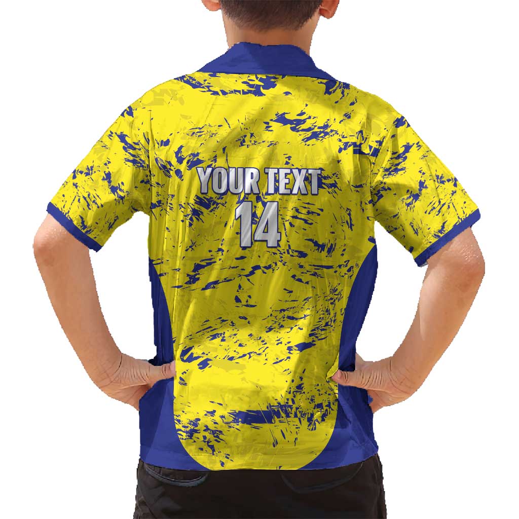 Defence Force Trinidad and Tobago Football Custom Family Matching Long Sleeve Bodycon Dress and Hawaiian Shirt Go Teteron Boy Grunge Vibe - Wonder Print Shop