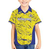 Defence Force Trinidad and Tobago Football Custom Family Matching Long Sleeve Bodycon Dress and Hawaiian Shirt Go Teteron Boy Grunge Vibe - Wonder Print Shop