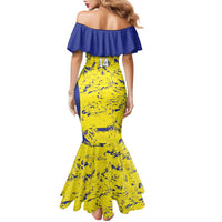 Defence Force Trinidad and Tobago Football Custom Family Matching Mermaid Dress and Hawaiian Shirt Go Teteron Boy Grunge Vibe - Wonder Print Shop